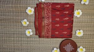 maheshwari mulberry silk bagh print sarees