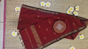 maheshwari silk cotton saree – grace woven in vibrant tones (copy)