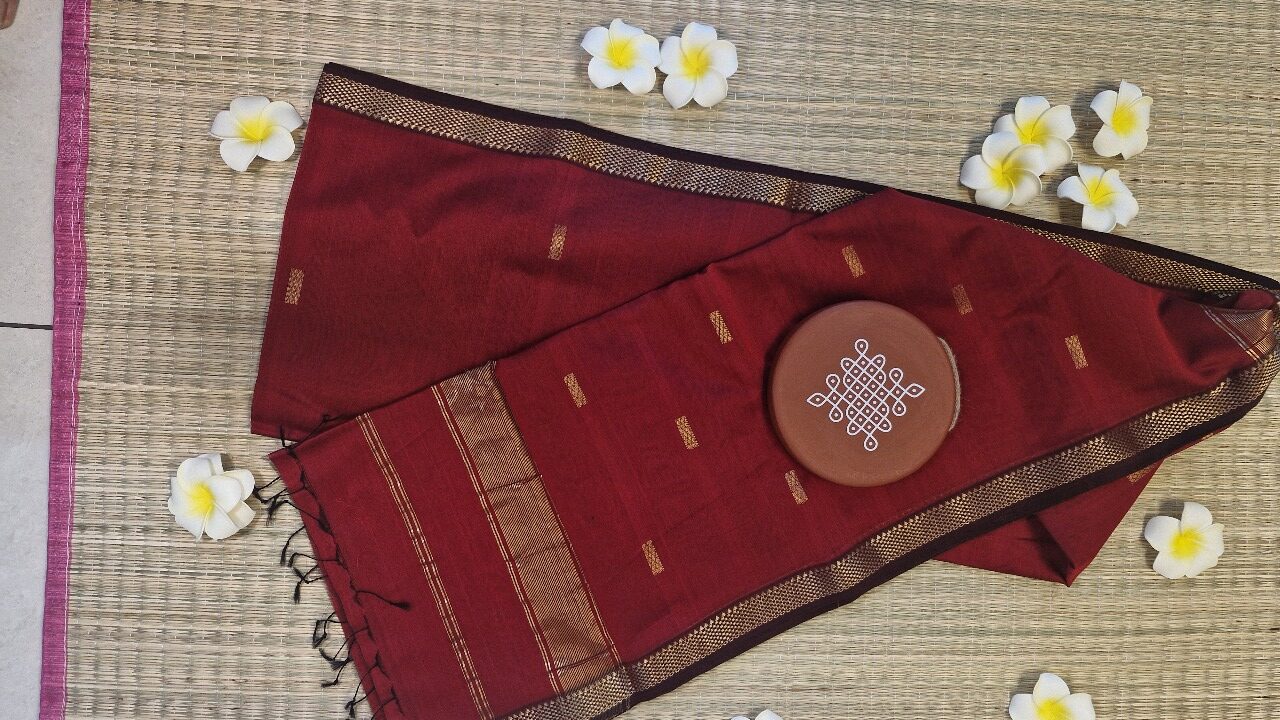 Home maheshwari silk cotton saree – grace woven in vibrant tones (copy)