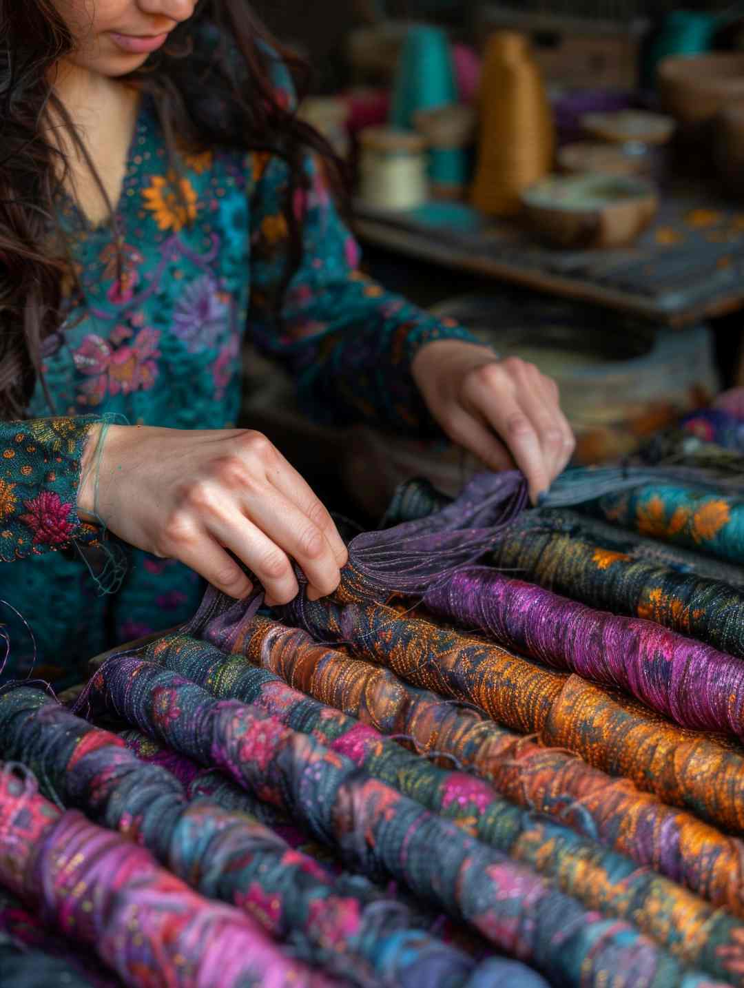 view person creating digital diy craft content